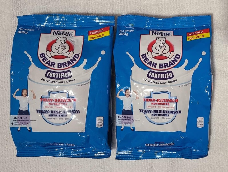 Bear Brand Fortified Powdered Milk Drink - 300g (Multi-Pack of 2) - Image 1